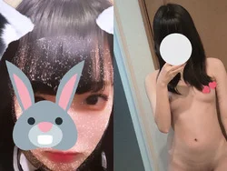 関西の１９歳黒髪女子がメイド衣装脱いで全裸のピンク色おま●こ自撮り