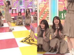 乃木坂工事中、メンバーがスカートでしゃがんでパンチラハプニング