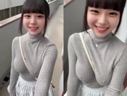 グラドル日下部ほたる、X自撮りでノーブラパイスラして乳首まで浮く