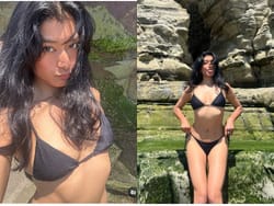 ローラが黒ビキニ姿をインスタに投稿も乳輪がハミ出してしまう